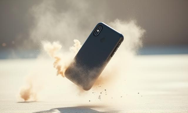 Phone case drop test demonstration